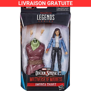 Figurine Marvel legends series Doctor Strange America Chavez