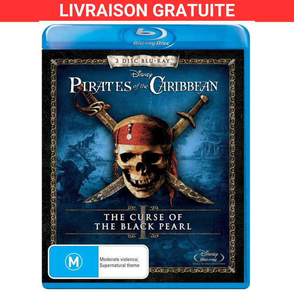 Pirates des Caraïbes 1 : La malédiction du Black Pearl Blu ray 2 disques
