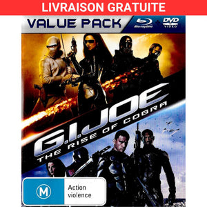 Blu ray G.I.Joe : The Rise of Cobra Blu ray + DVD value pack