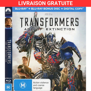 Transformers The age of extinction Blu Ray bonus sous blister spéciale édition