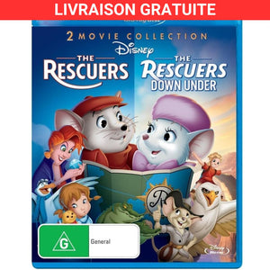 Double blu ray Les aventures de Bernard et Bianca (The rescuers & The rescuers down under)