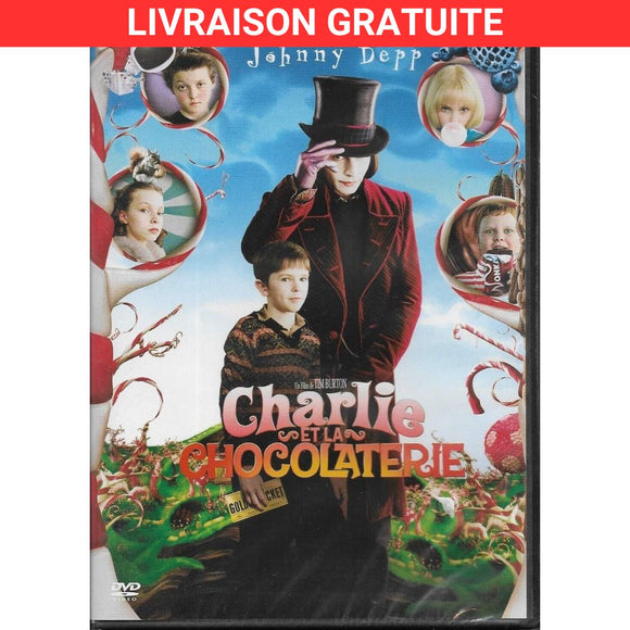 Dvd Charlie et la Chocolaterie Johnny Deep Tim Burton