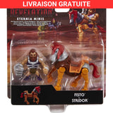 Les Maitres de l'univers Révélation Eternia minis figurines Fisto & Stridor