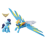 My Little Pony Guardians of Harmony Spitfire et Soarin aile volante lumineuse