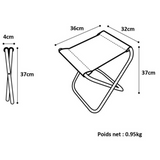 Tabouret pliable de camping ou de pêche SURPASS