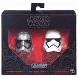 Casques star wars The black series captain phasma et stormtrooper titanium 02